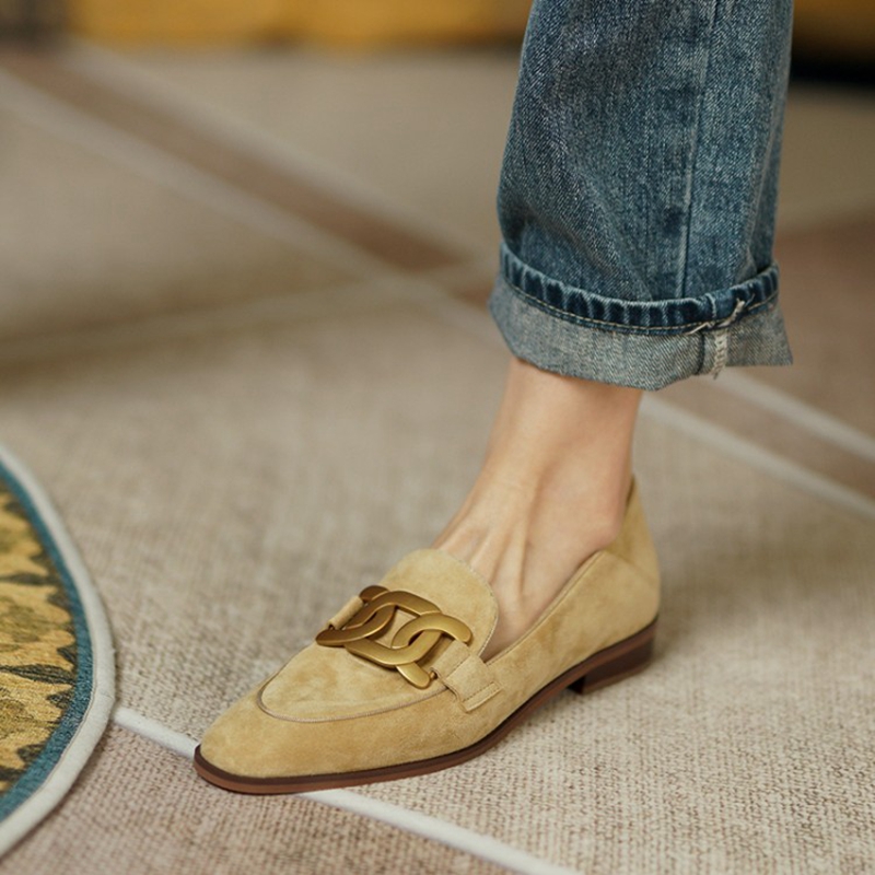 Suede Leather Women Loafers Sp - огляд і ціна Casual Sandal Leather
