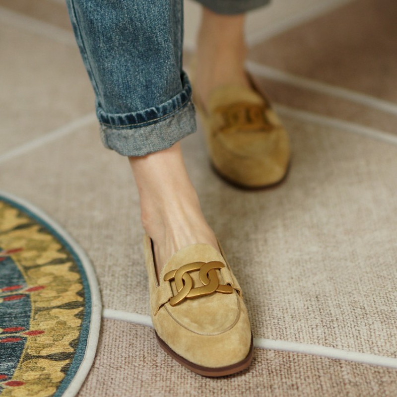 Suede Leather Women Loafers Sp - огляд і ціна Casual Sandal Leather