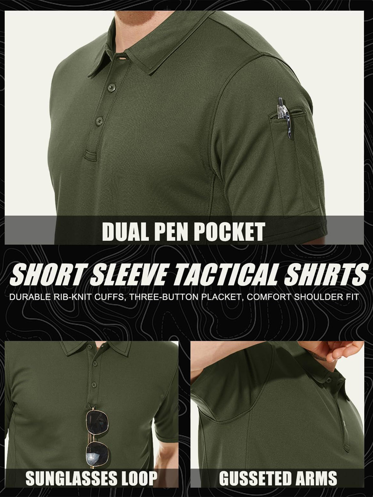 MAGCOMSEN Mens Polo Shirts Sho - огляд і ціна Polo Shirt Pique