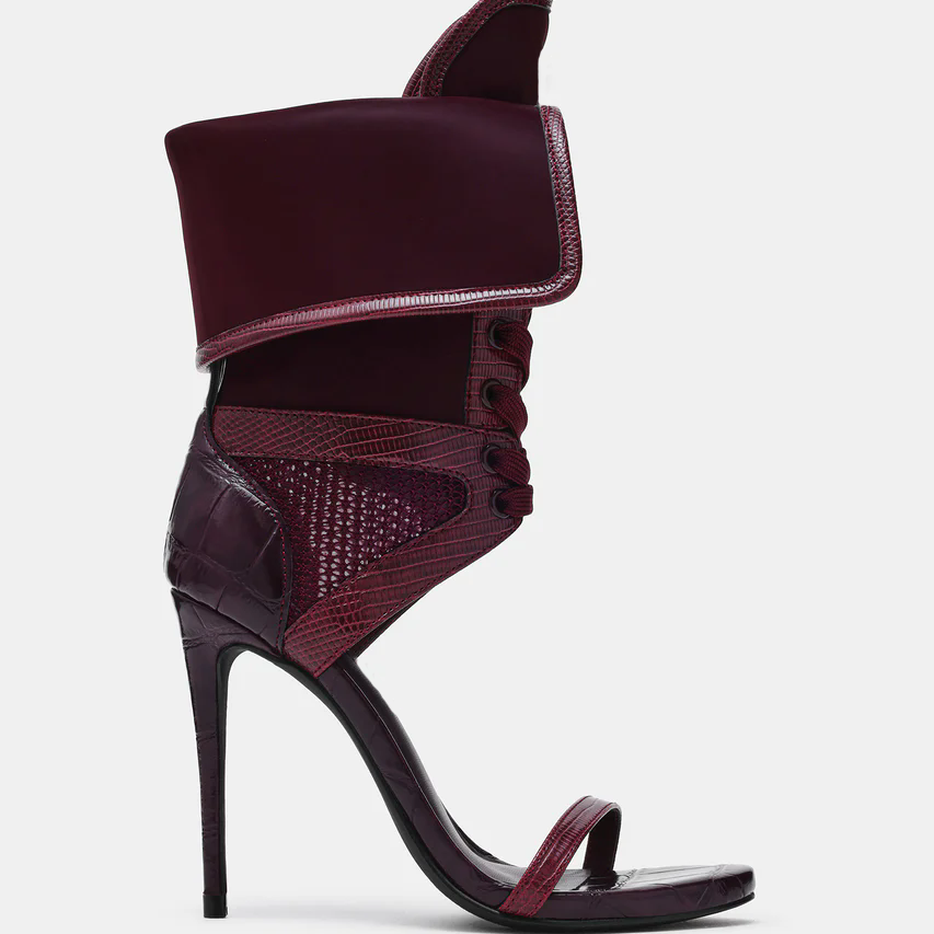 Women Open Toe Stilettos Lace  - огляд і ціна Casual Sandal Leather